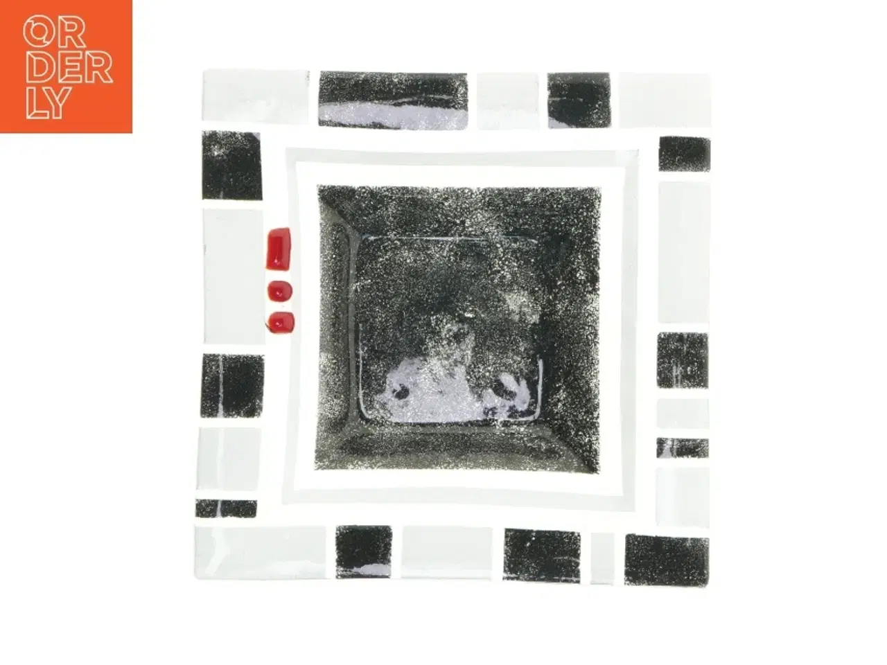 Billede 2 - Glasfad (str. 24x24 cm)