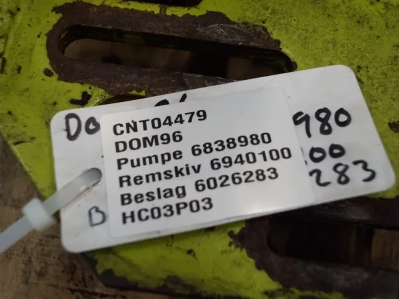 Billede 12 - Claas Dominator 96 Hydrostatpumpe 6838980