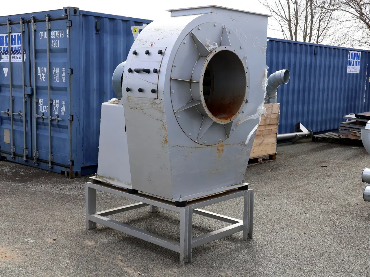 Billede 3 - Stor Akyurek ventilationsblæser m/37kw elmotor
