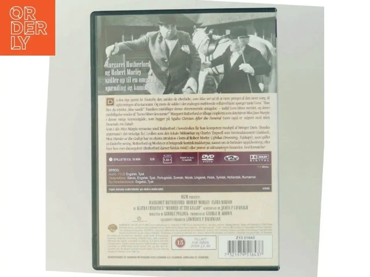 Billede 3 - Murder at the Gallop med Margaret Rutherford (DVD)