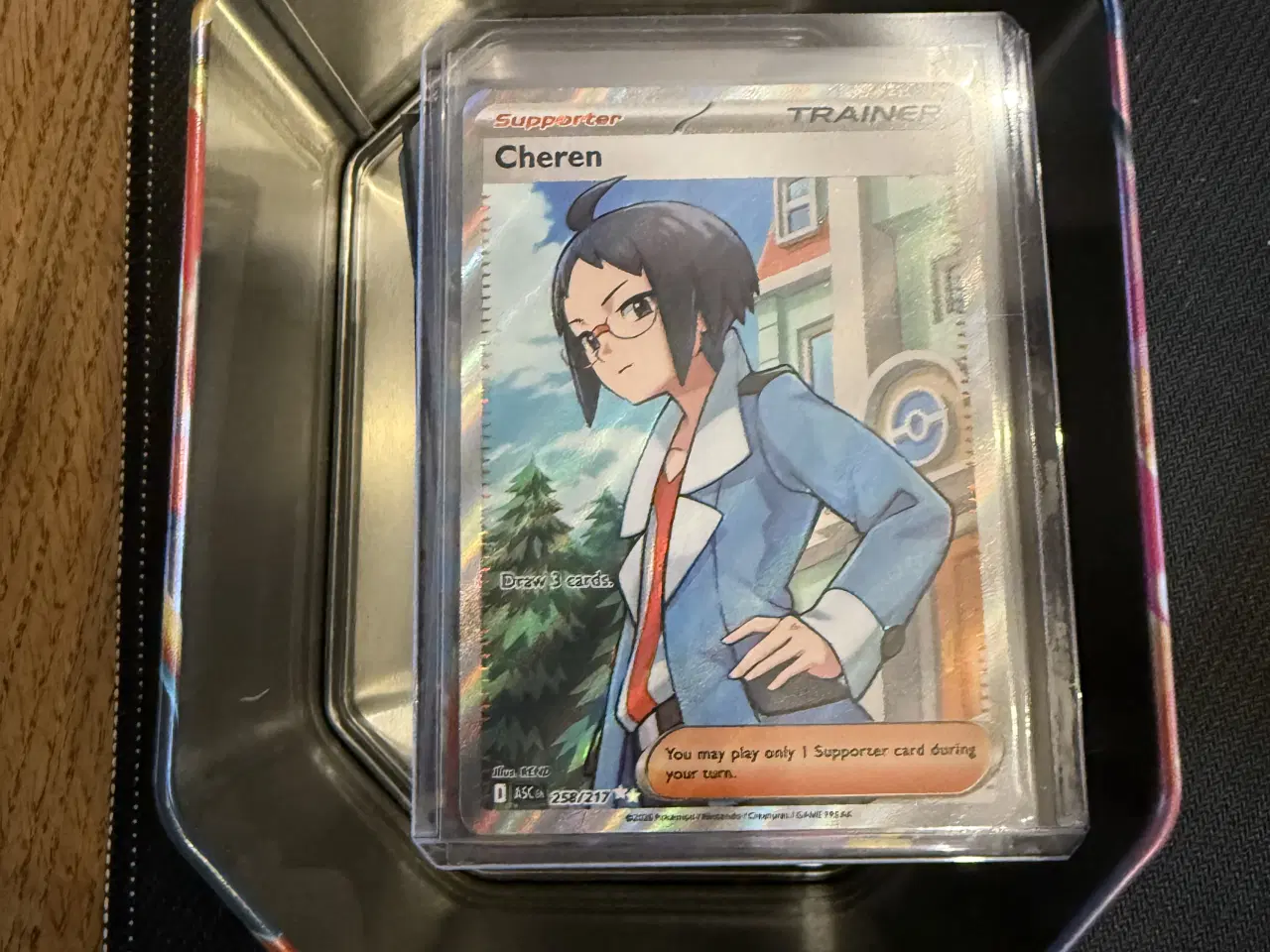 Billede 1 - Pokemon Mystery Tin - 200 kort + UR + EX kort
