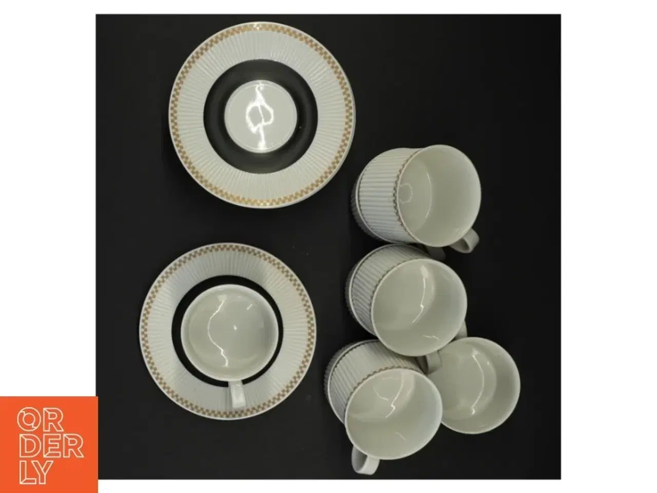 Billede 4 - Eksklusivt mocca porcelæns kopper og underkopper (str. Diameter 12 cm kop 6 x 6 og en halv cm)