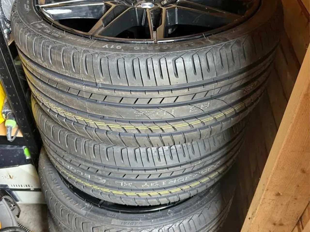 Billede 5 - Org 19" BMW M-fælge med nye dæk