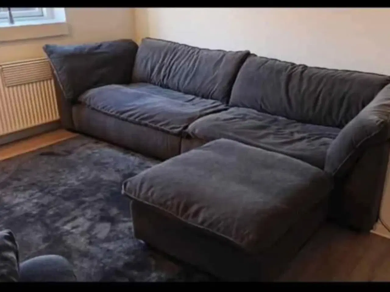 Billede 2 - Lækker kvalitets flyder sofa + puf 