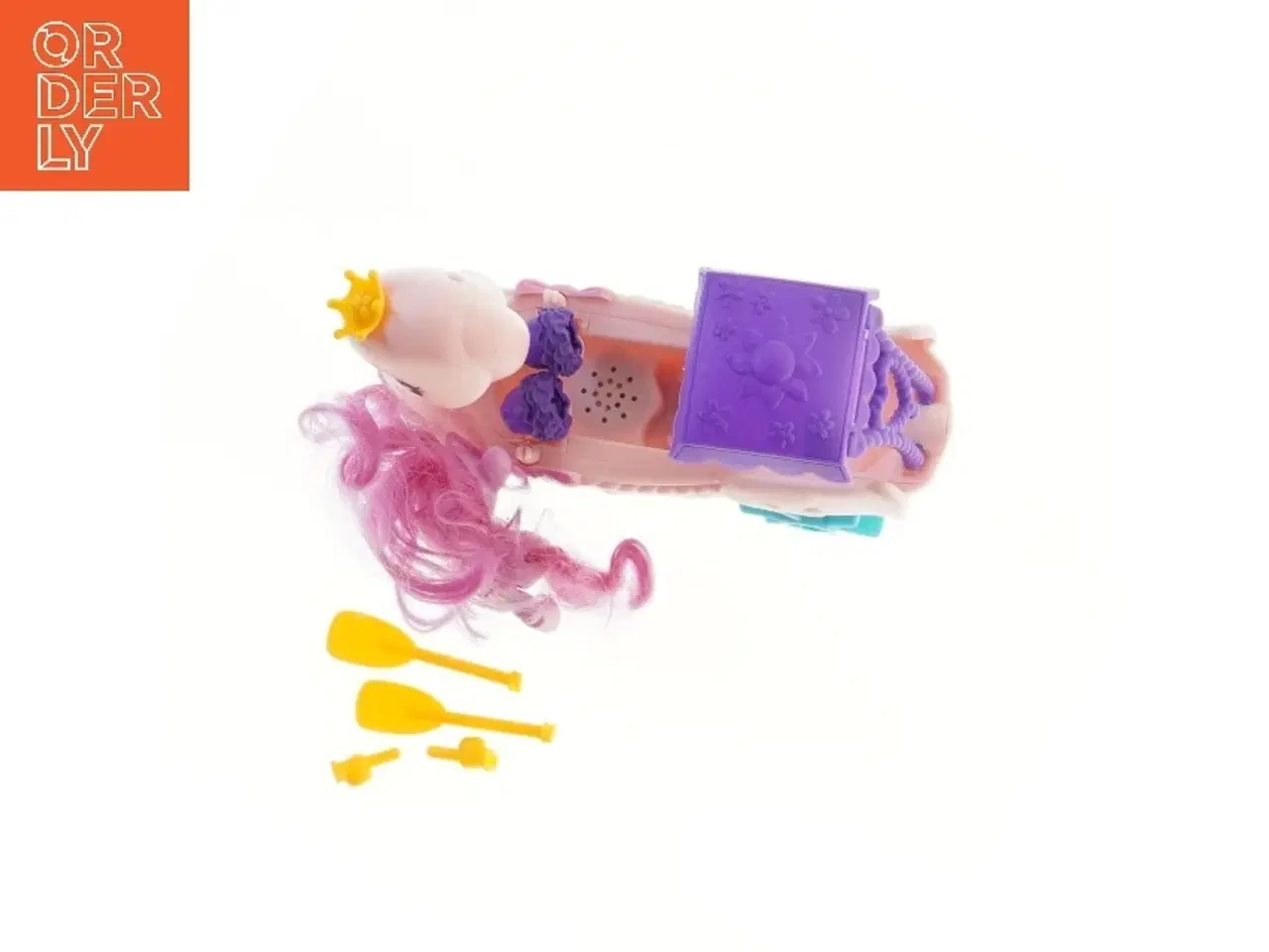 Billede 3 - Legetøjssæt med ponysvane båd fra My little pony (str. 20x16,5x6 cm)