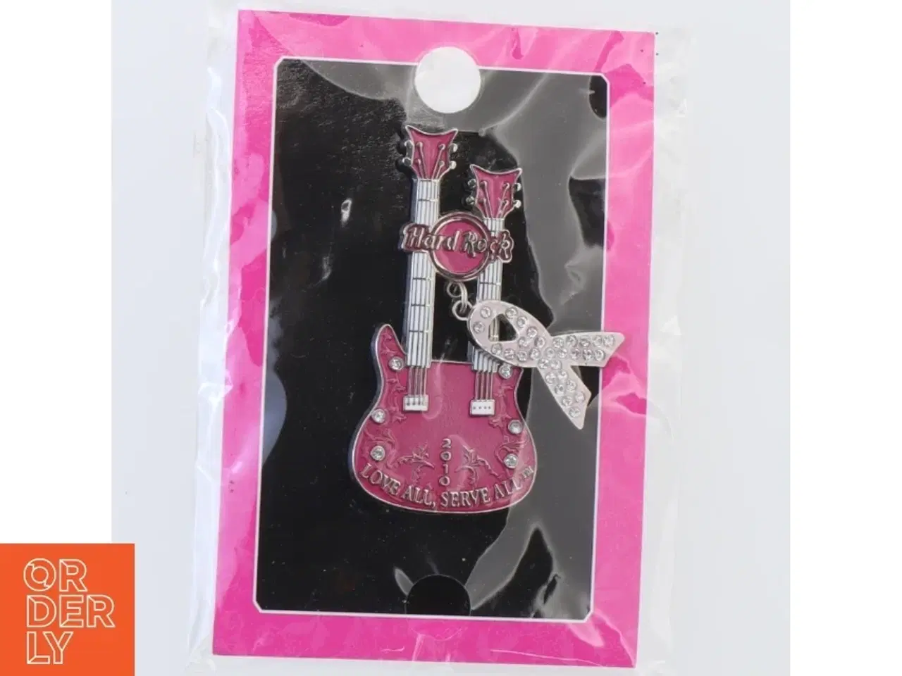 Billede 1 - Samleobjekt med guitarformet Hard Rock Cafe pinktober pin