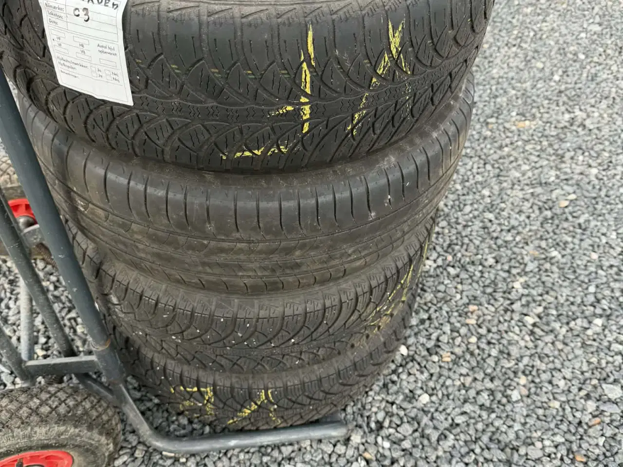 Billede 1 - 4 x 108 Stålfælge Citroën C3 med Fulda vinterdæk