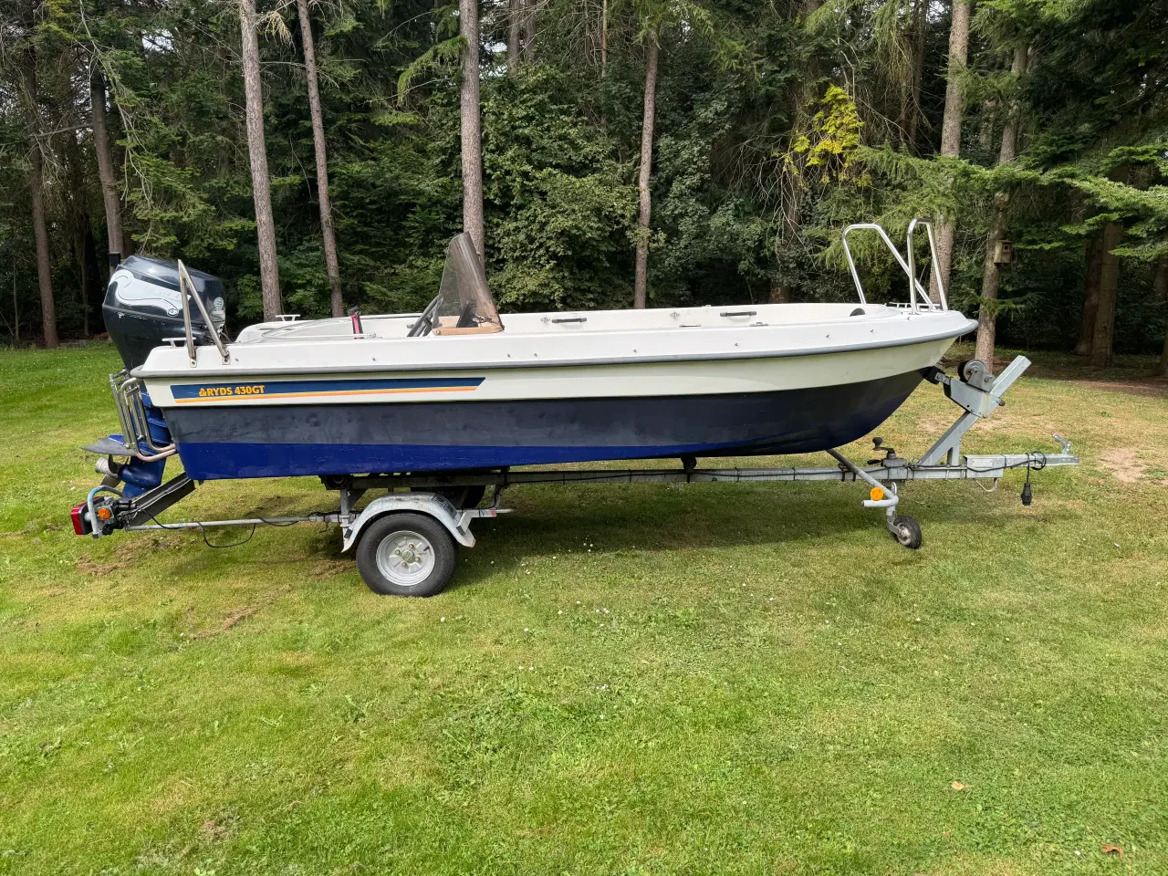 Billede 3 - Ryds 430GT m. 25hk 4-takt og nysynet trailer