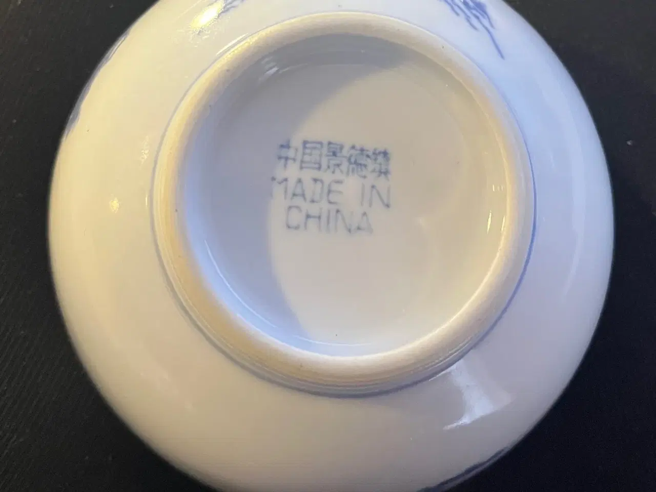 Billede 3 - 5 smukke kinesiske risskåle – Blå fyrretræsmotiv