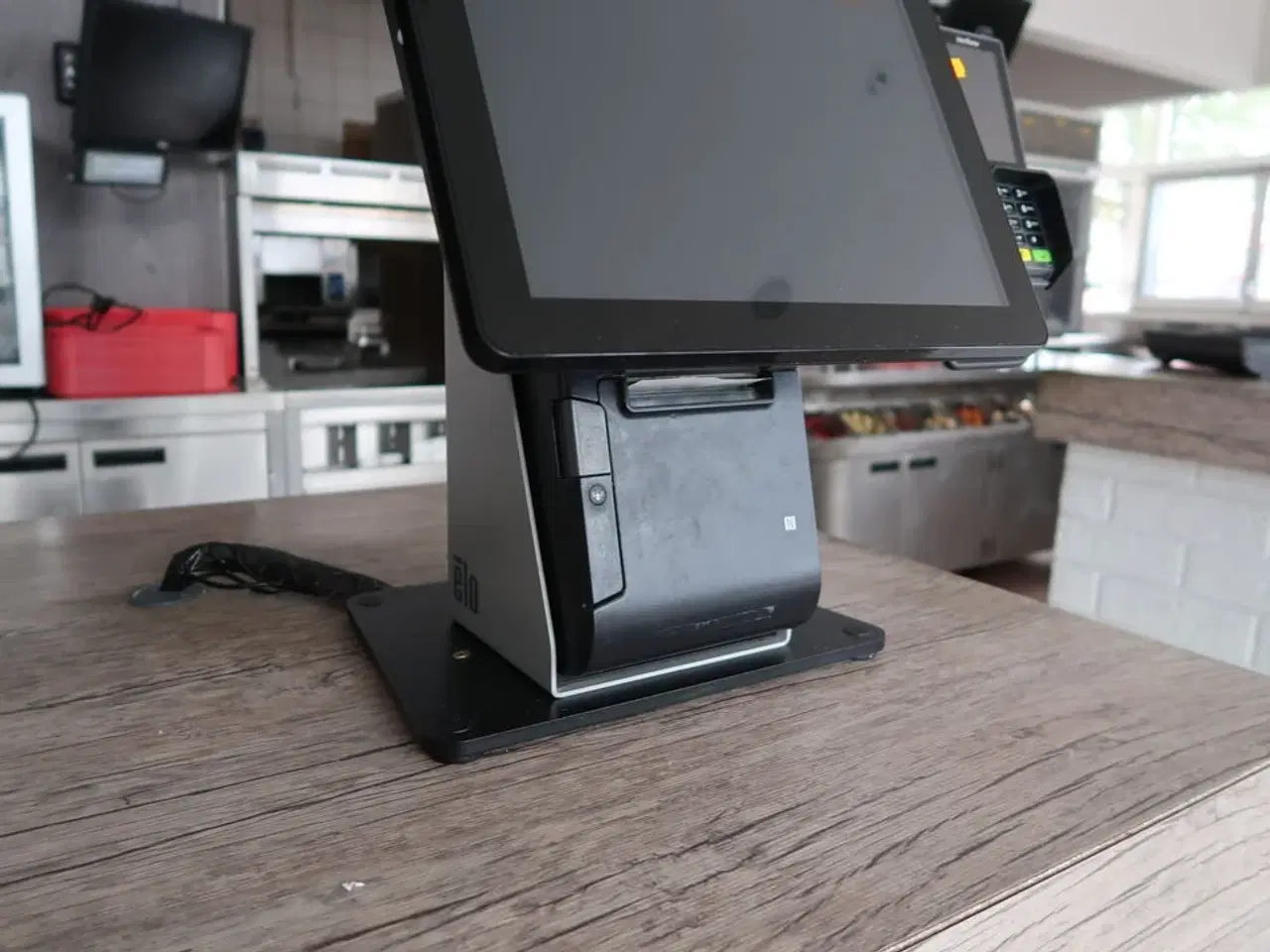 Billede 3 - All-in-one touch computer ELO ESY22i5 med bonprinter samt dankortterminal