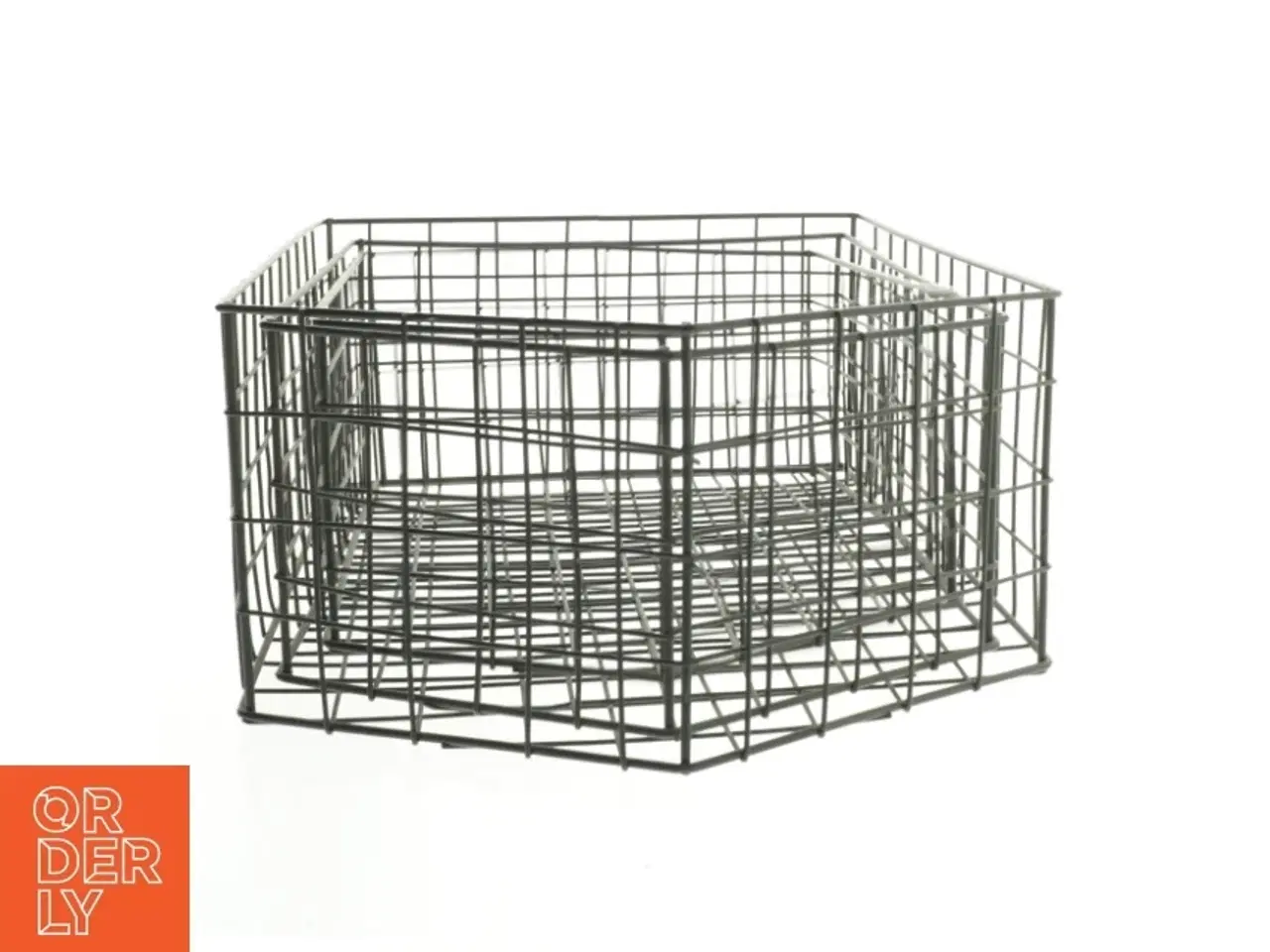 Billede 2 - Trådmetalkurve sæt (str. 3 styk. 31 x 20,5 cm. fireogtredve , 5 x. 23 cm. 37,5 x. 25,5 cm)