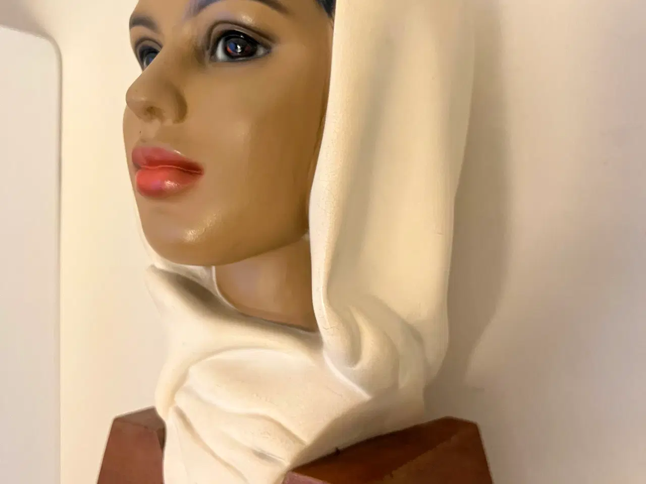 Billede 3 - Stor smuk Edith Pedersen buste fra 50’erne