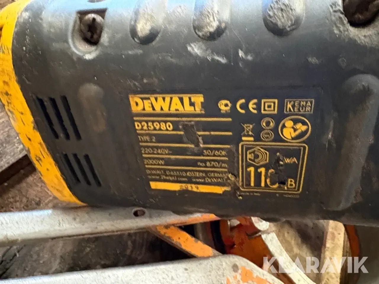 Billede 12 - Nedbrydningshammer og vinkelsliber Dewald D25980