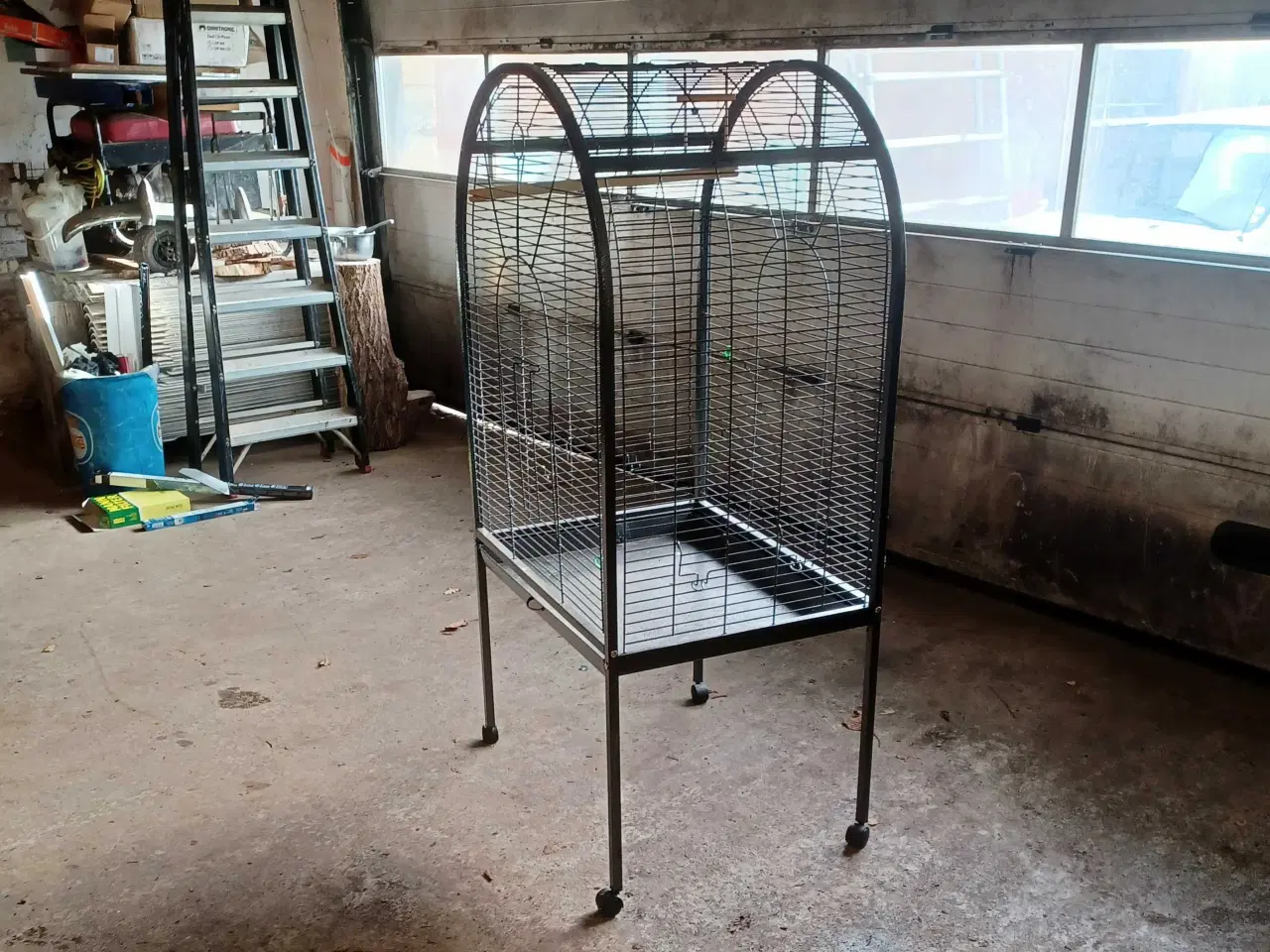 Billede 1 - Fugle bur på hjul 