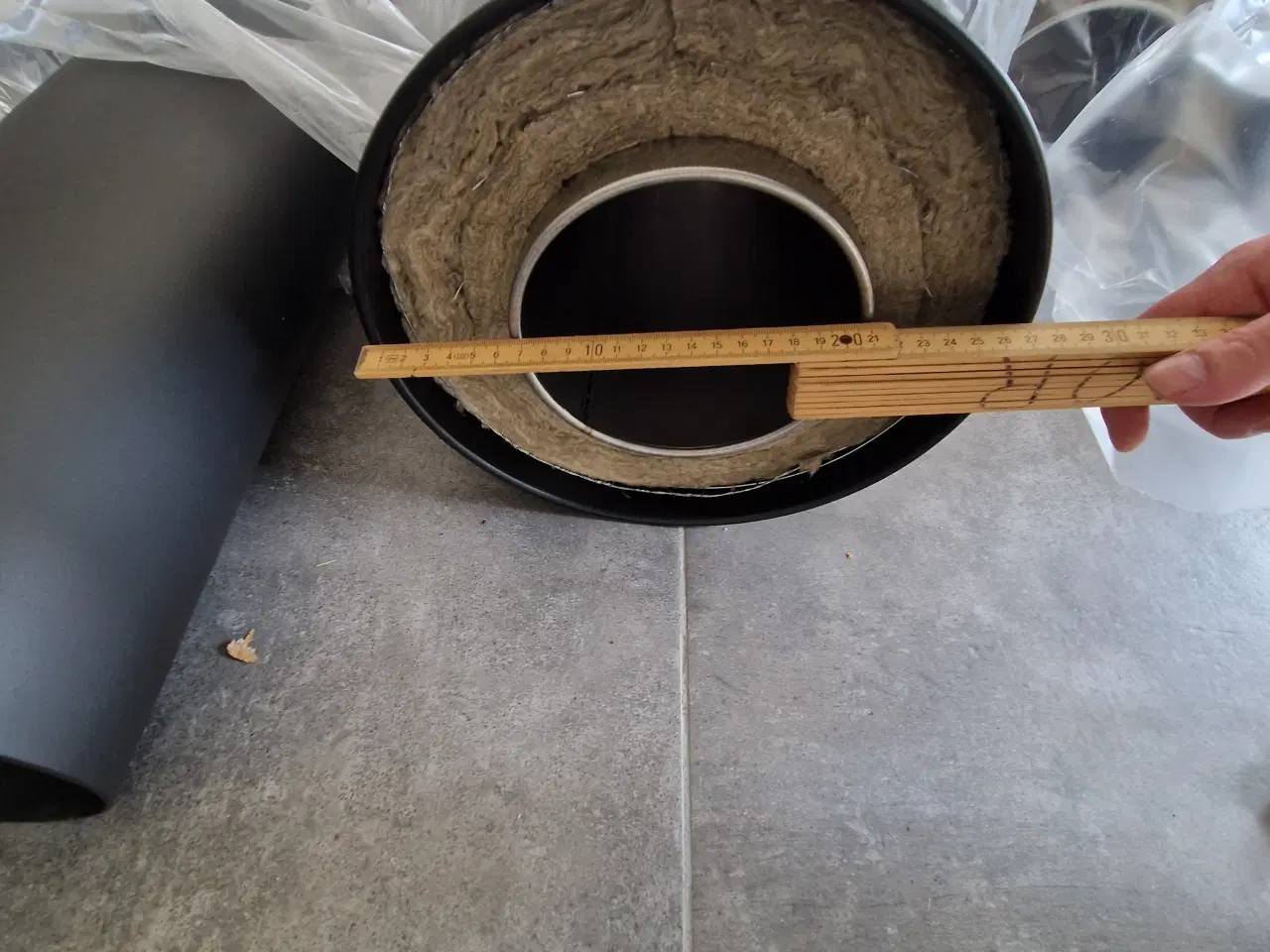 Billede 3 - Skorsten, ca. komplet.