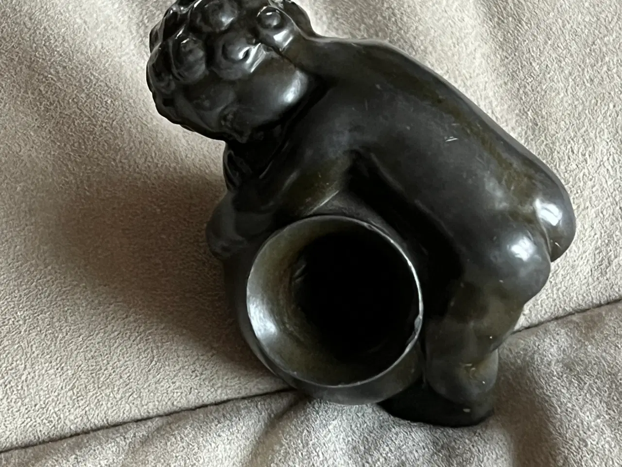 Billede 1 - Just Andersen figur i diskometal  figur med penne/