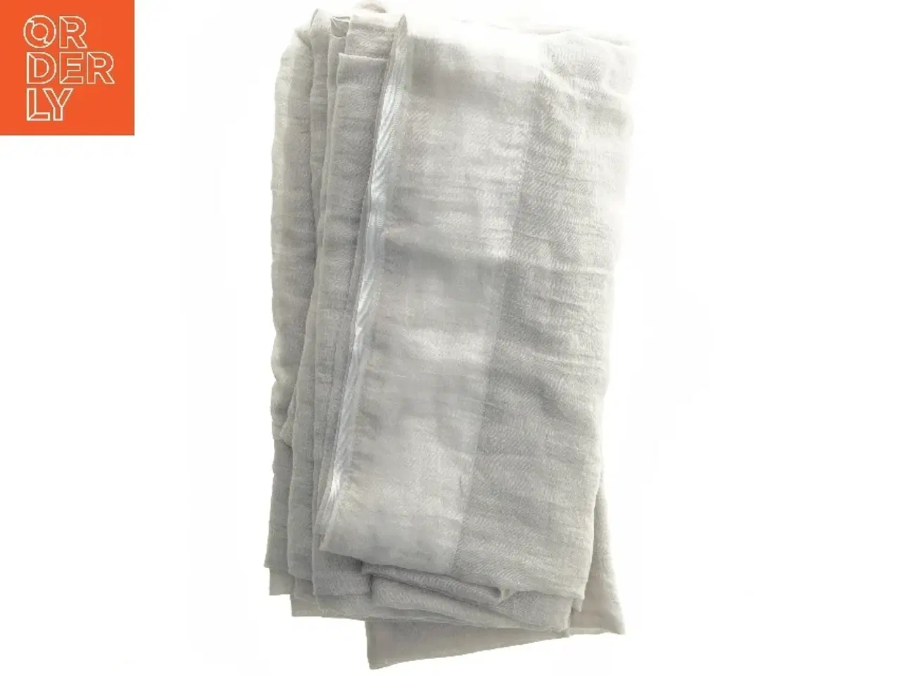 Billede 1 - Hvid gardin 2 stk(str. 140x280 cm)