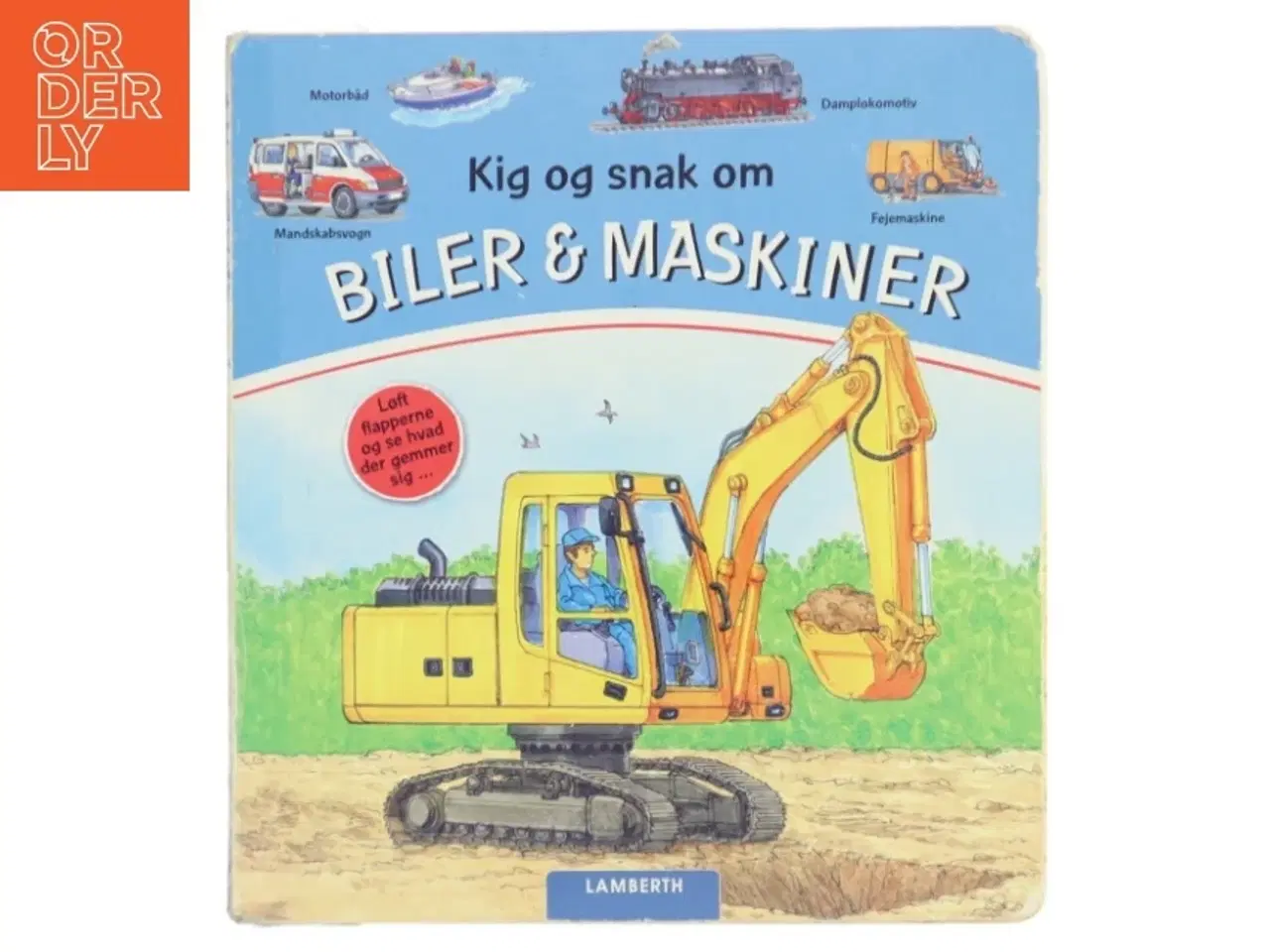 Billede 1 - Kig og snak om biler & maskiner af Illustrationer: Stefan Seidel (Bog)