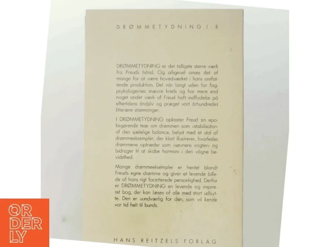 Billede 3 - Drømmetydning af Sigmund Freud (Bog)