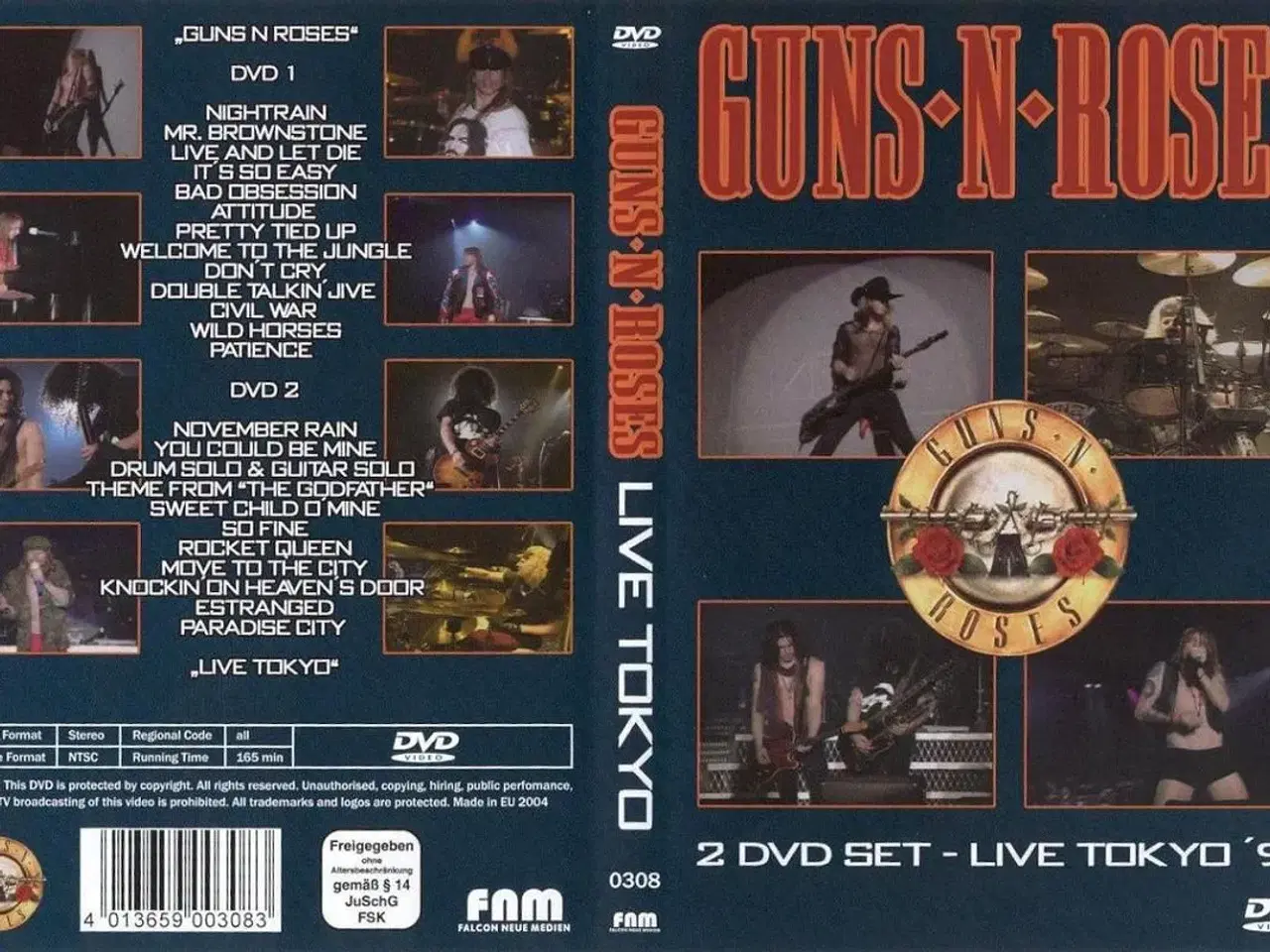 Billede 1 - GUNS N ROSES ; Live in Tokyo 1992