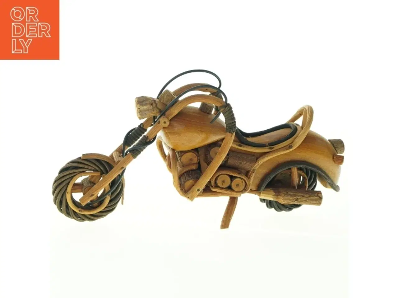 Billede 1 - Træmotorcykel dekoration (str. 30 cm)