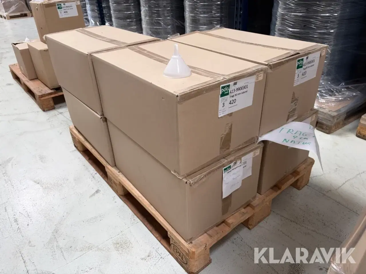 Billede 3 - Parti med plastik tragte Ø9 cm - 2940 styk