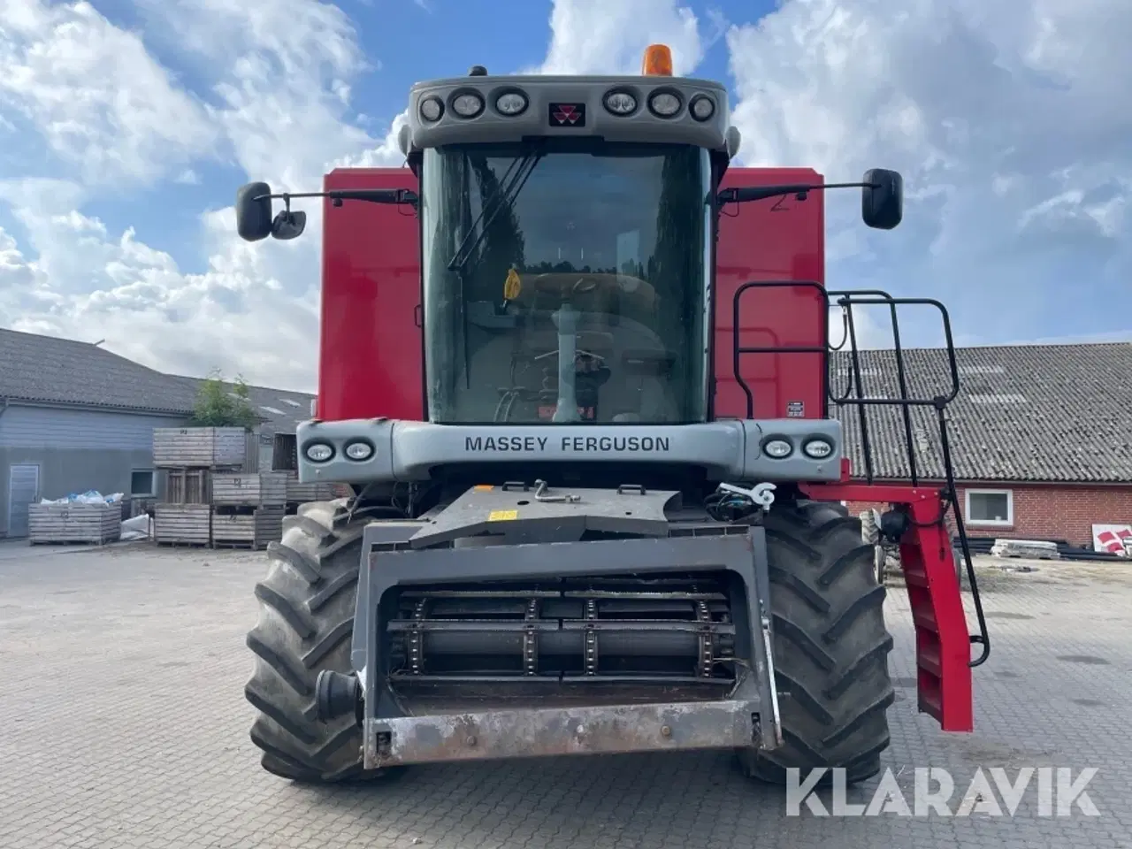 Billede 8 - Mejetærsker Massey Ferguson 7282 med skærebord & vogn