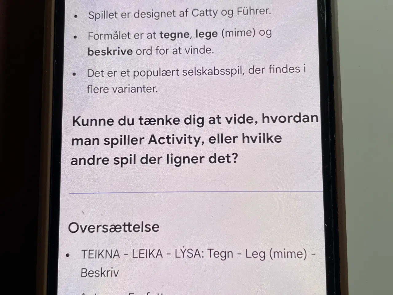 Billede 3 - Aktivitet spil