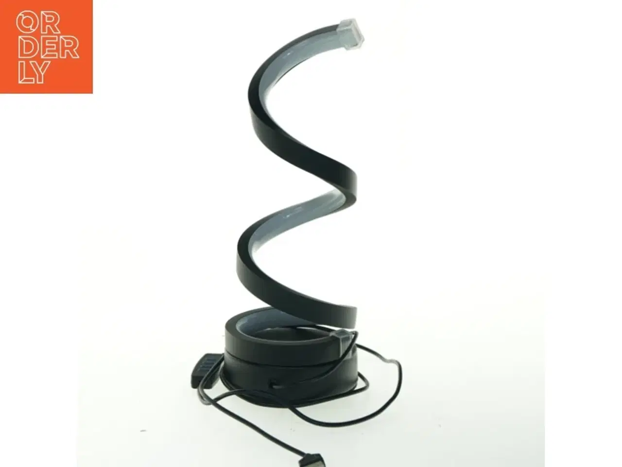 Billede 1 - LED spiral bordlampe (str. 28 cm)