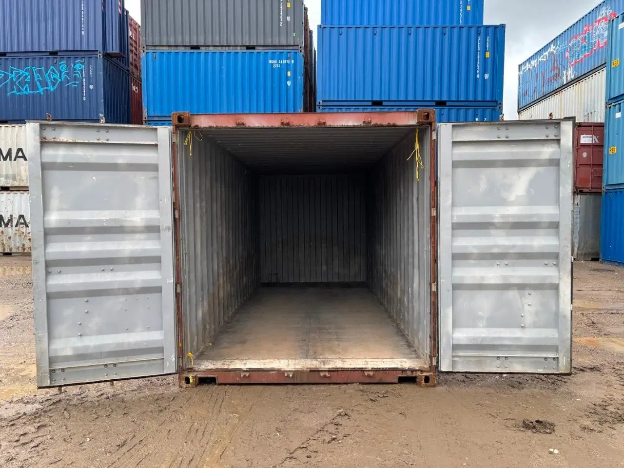 Billede 2 - 20 fods Container- ID: TCLU 287961-7 - Hvidovre