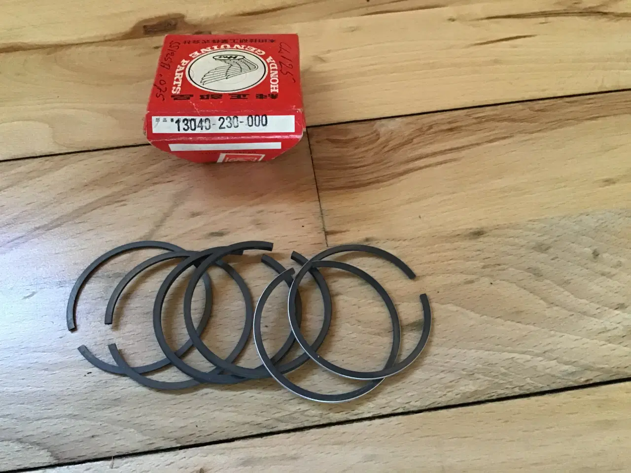 Billede 1 - Honda CB125 K5 nye ringsæt 0,75