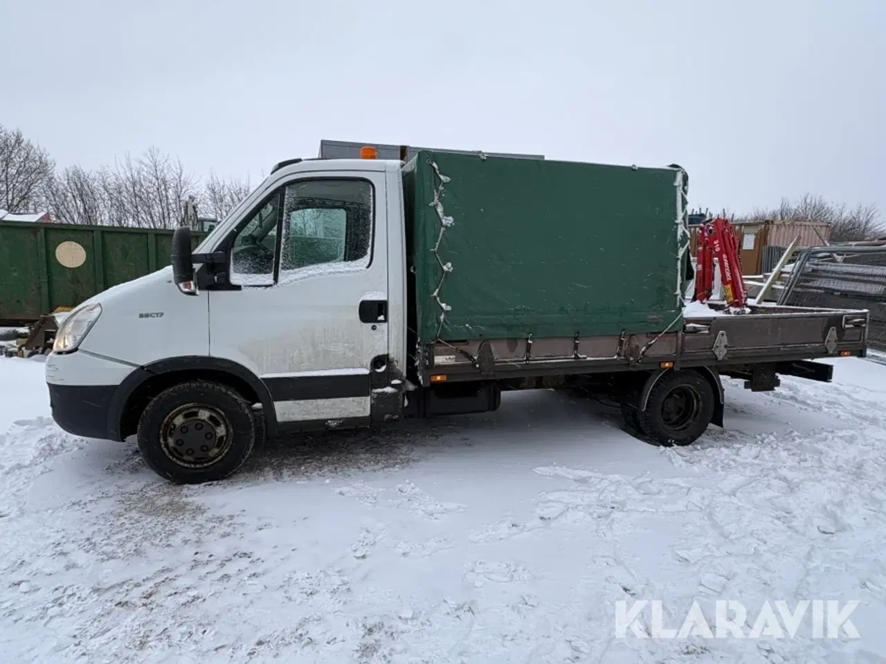 Billede 1 - Varebil Iveco Daily 35C17 med hydraulisk kran