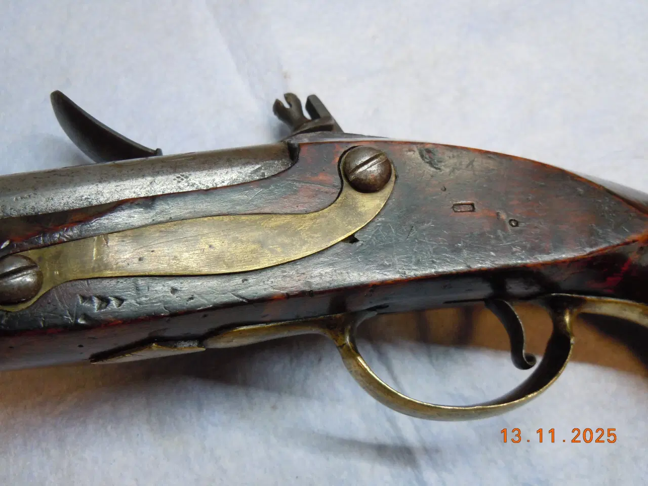 Billede 6 - Flintelåspistol, org. ca. 1800, velfungerende.