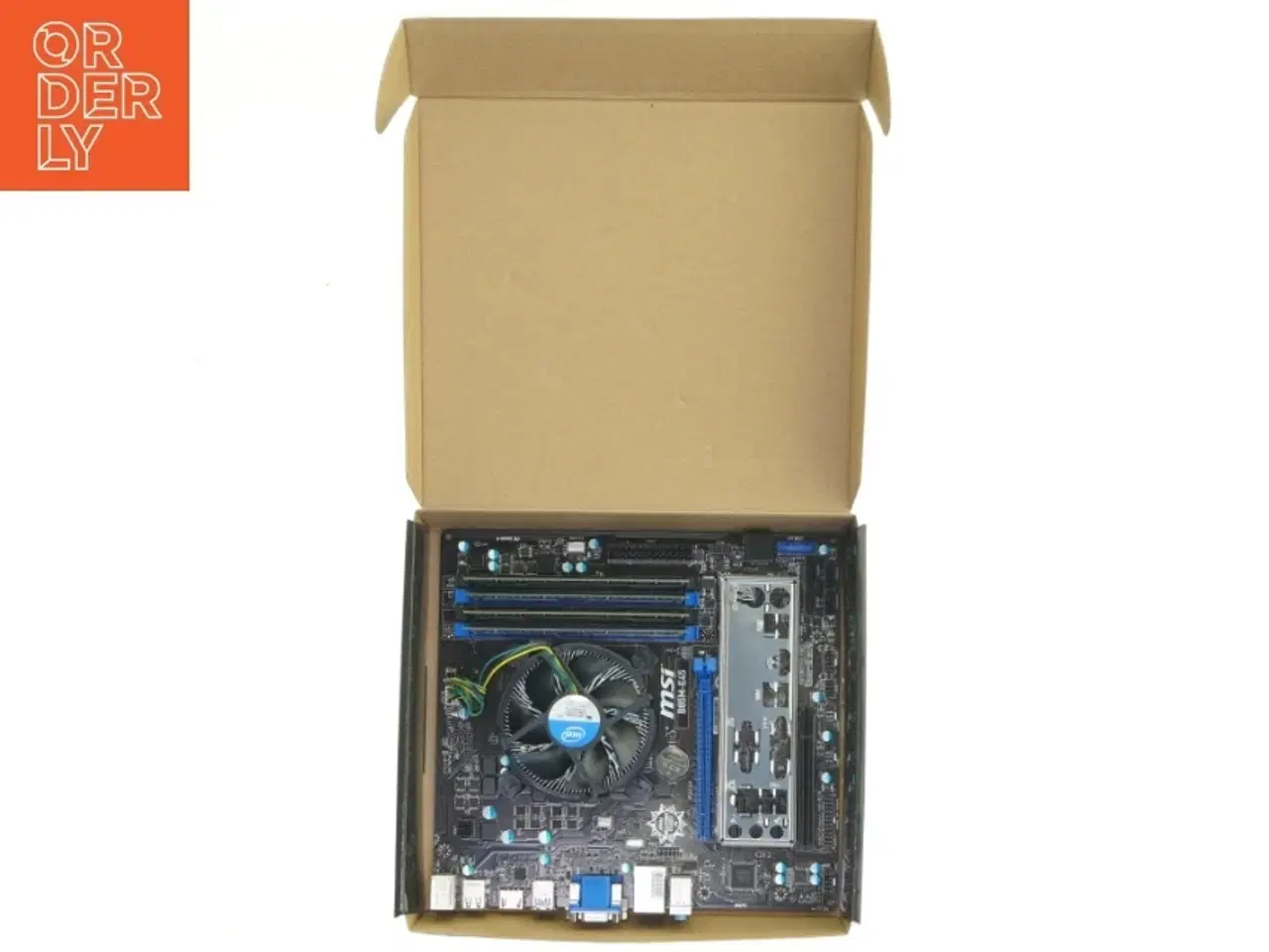 Billede 3 - Msi B85m-45 bundkort med CPU og ram