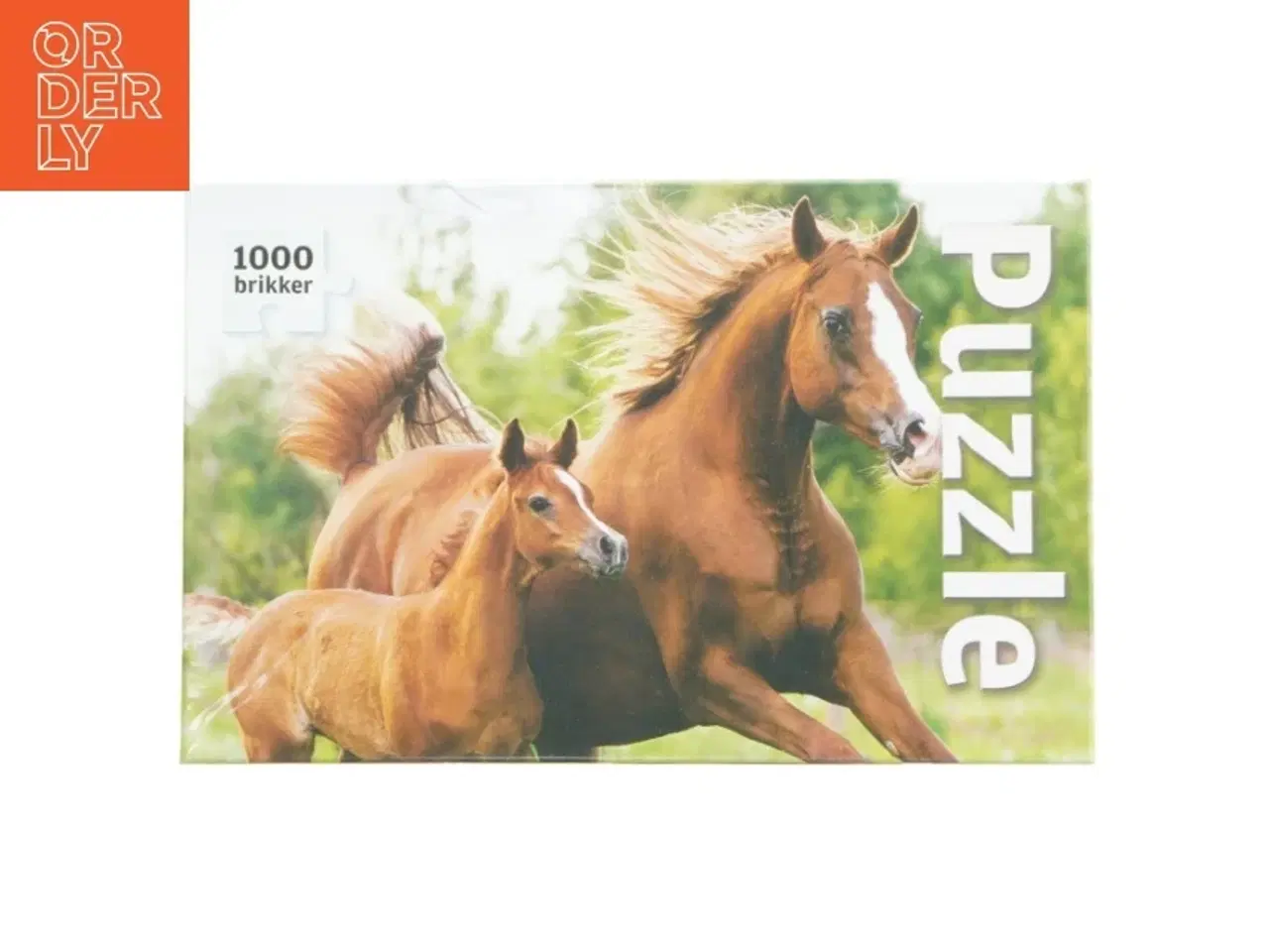 Billede 1 - Puslespil med heste motiv fra 1play (str. 1000 brikker 50x70 cm)