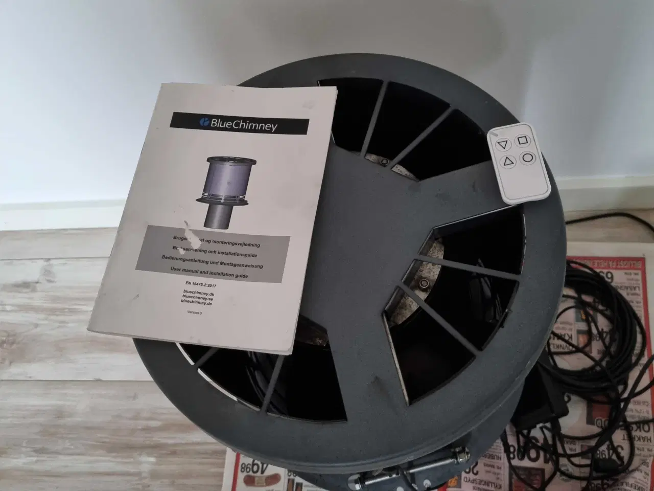 Billede 1 - Blue chimney røgsuger