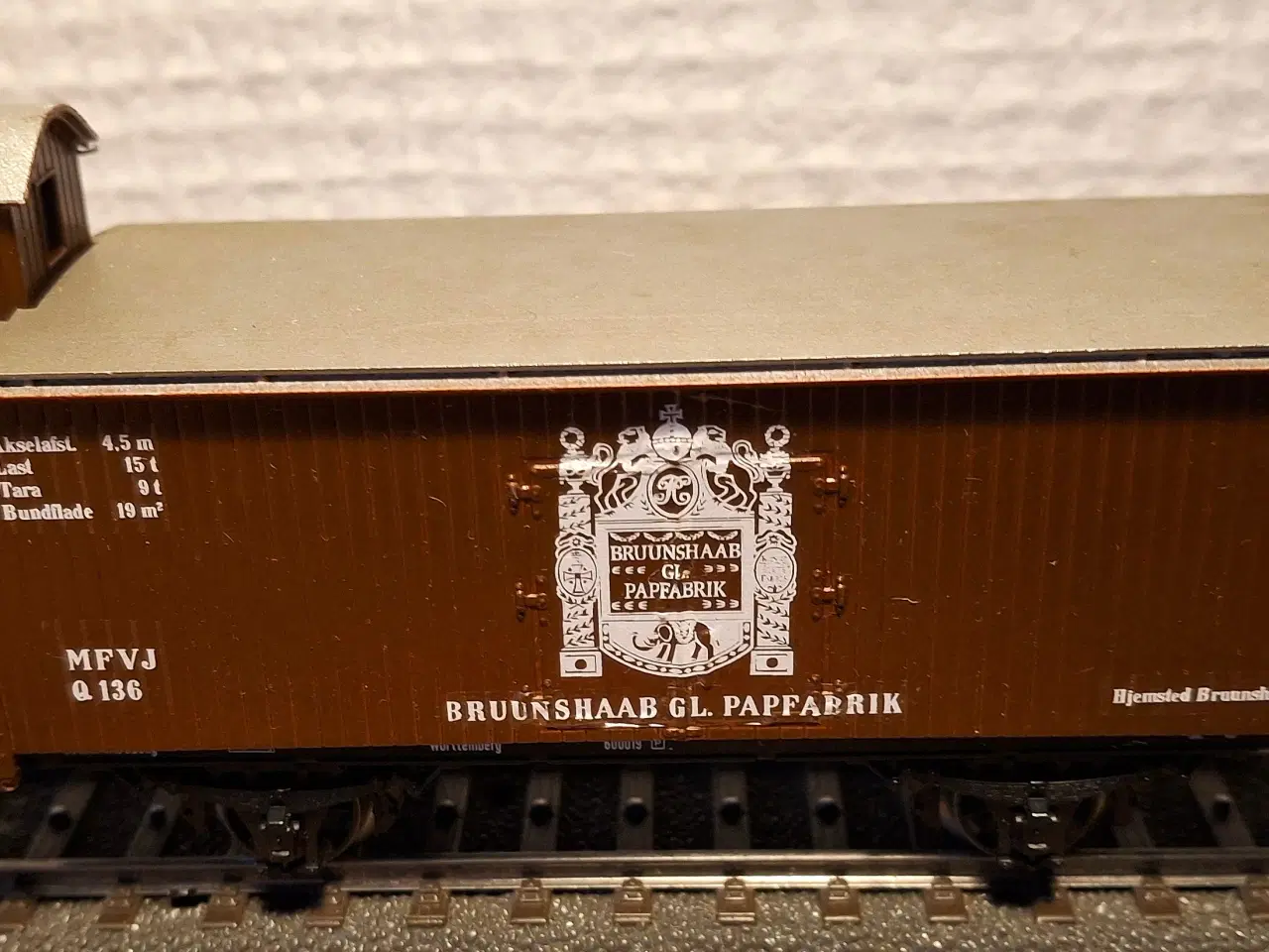 Billede 1 - Godsvogn fra Brunshåb Papfabrik.