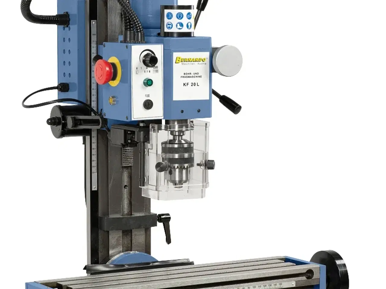 Billede 1 - Bore- og fræsemaskine KF 20 L - 1x230V