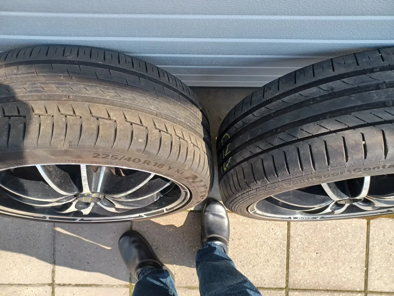 Billede 3 - VW 18" alufælge med sommerdæk.