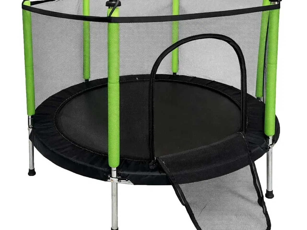 Billede 6 - Børnetrampolin 140 cm med sikkerhedsnet – grøn