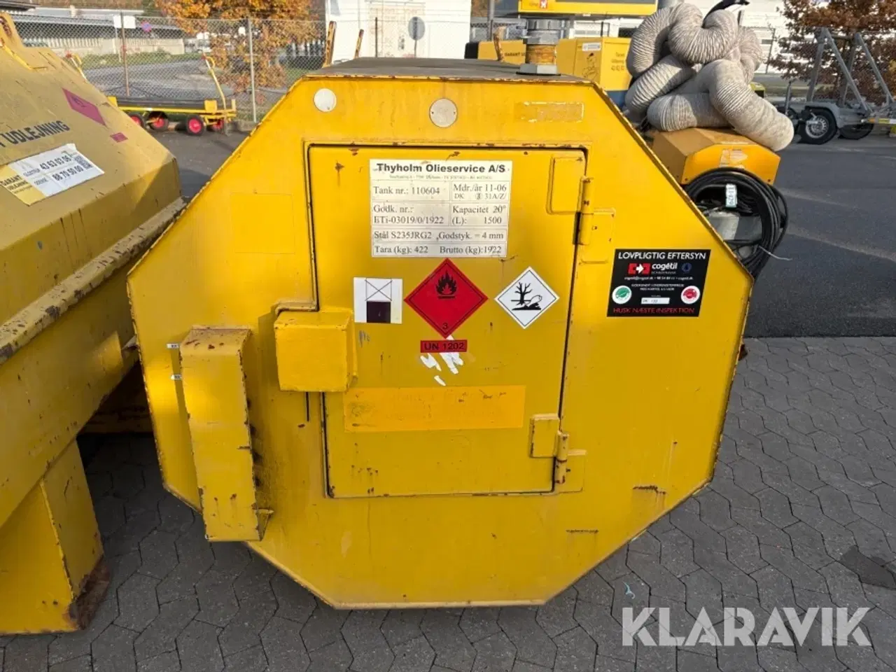 Billede 5 - Dieseltank 1500 liter med pumpe