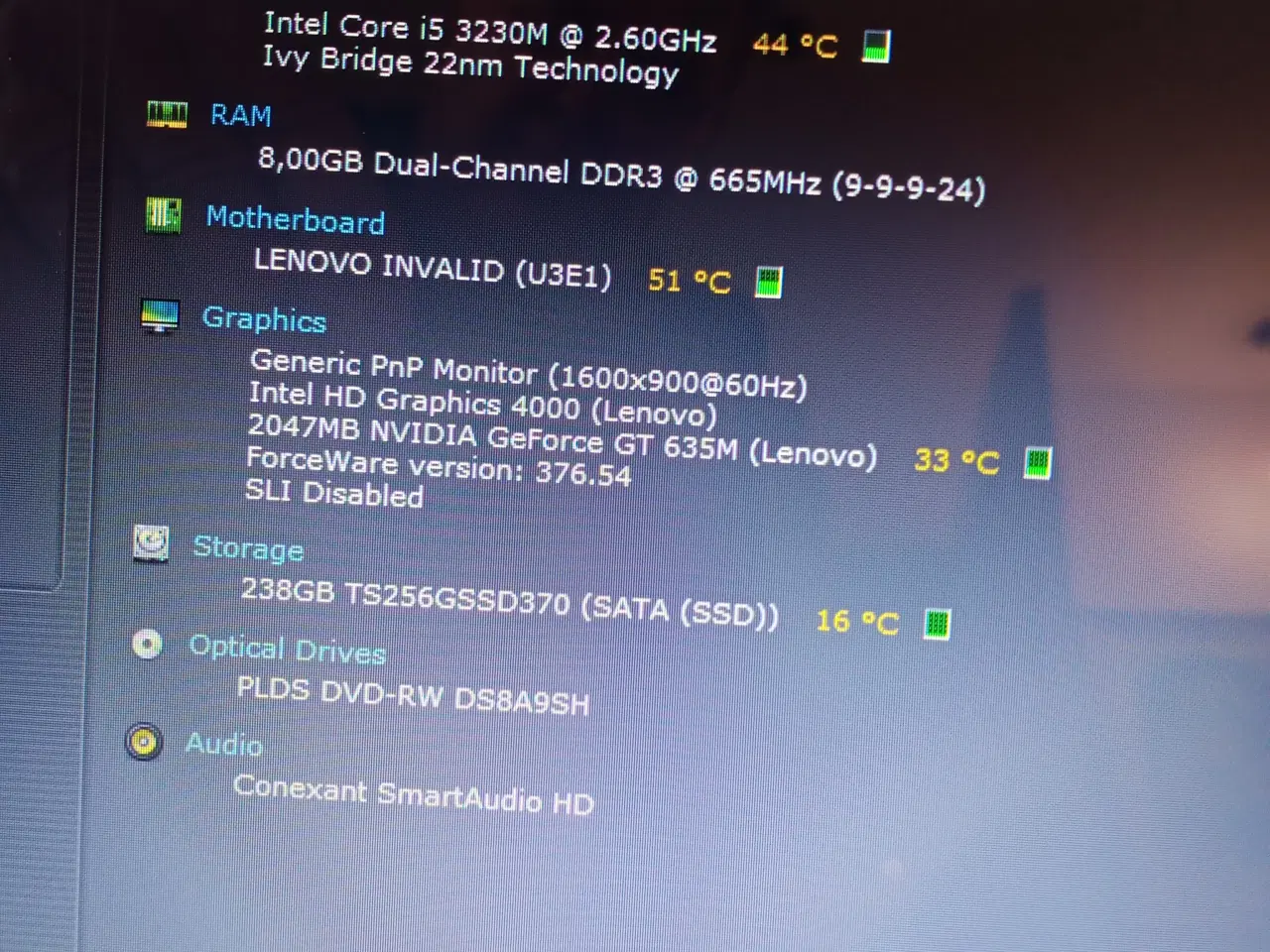 Billede 4 - Lenovo G780, i5 2.60ghz GHz, 8 GB ram