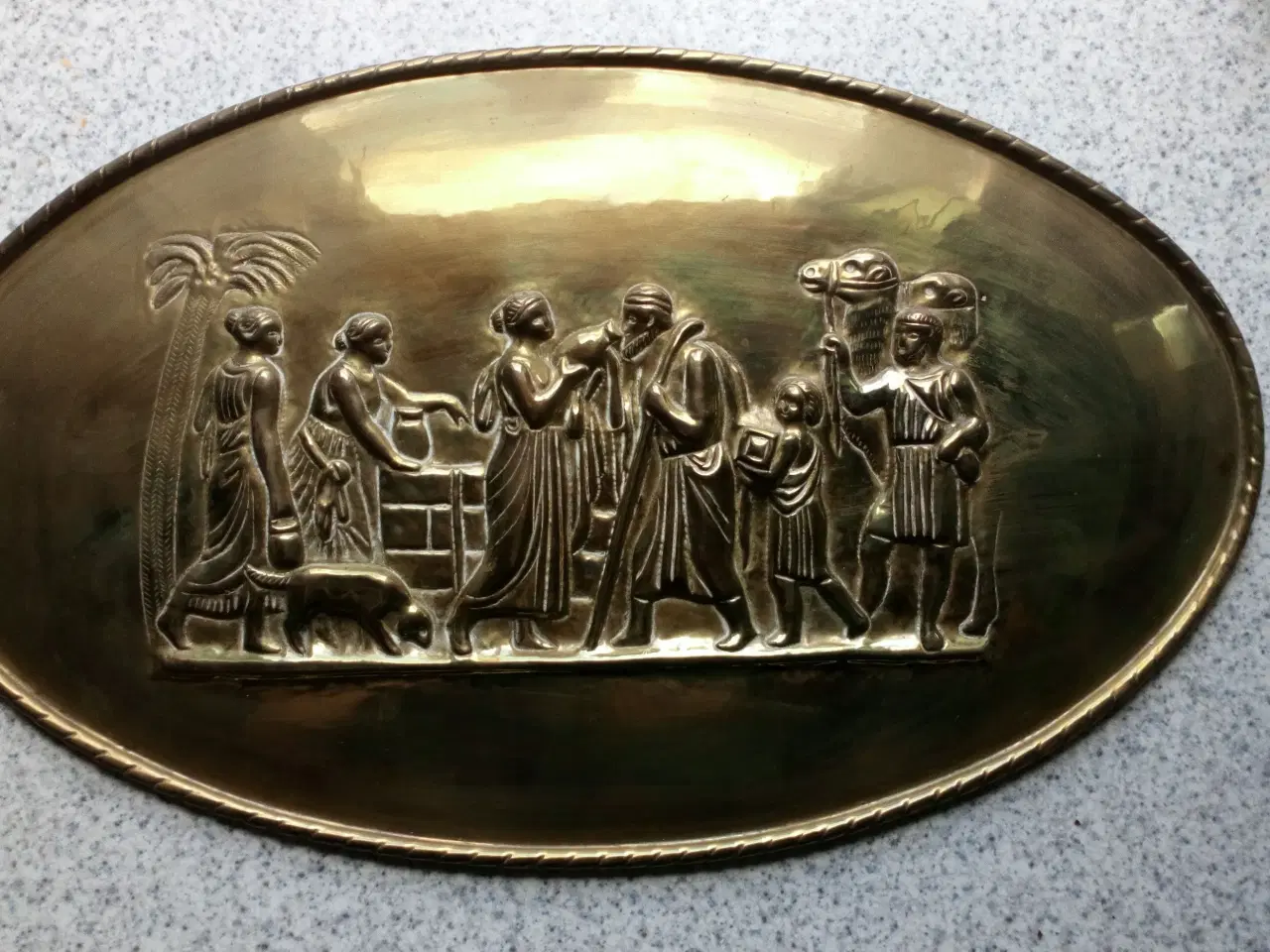 Billede 2 - 2 messing platter