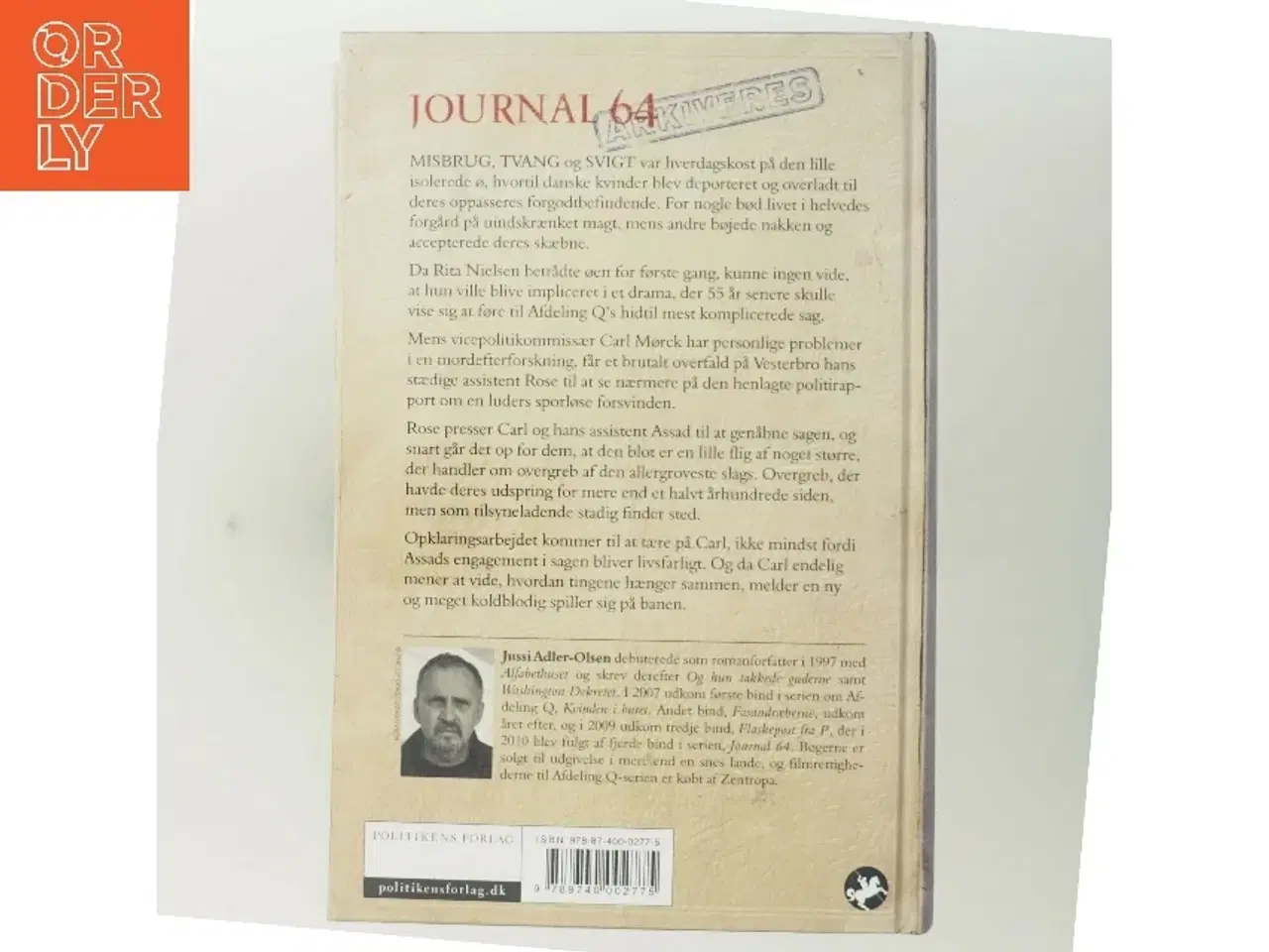Billede 3 - Journal 64 : krimithriller af Jussi Adler-Olsen (Bog)