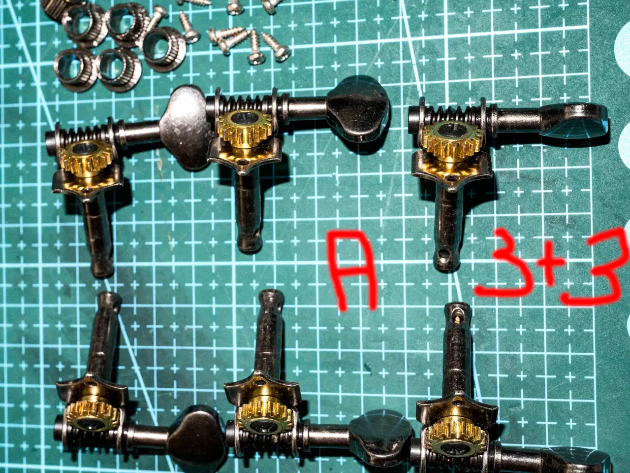 Billede 1 - Guitar- mekanik  3+3 til westernguitar.(Baton Rou)
