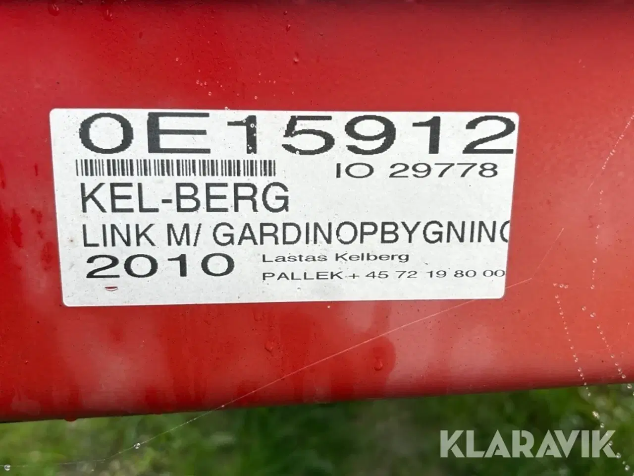 Billede 7 - Gardintrailer Kel-berg E36B2