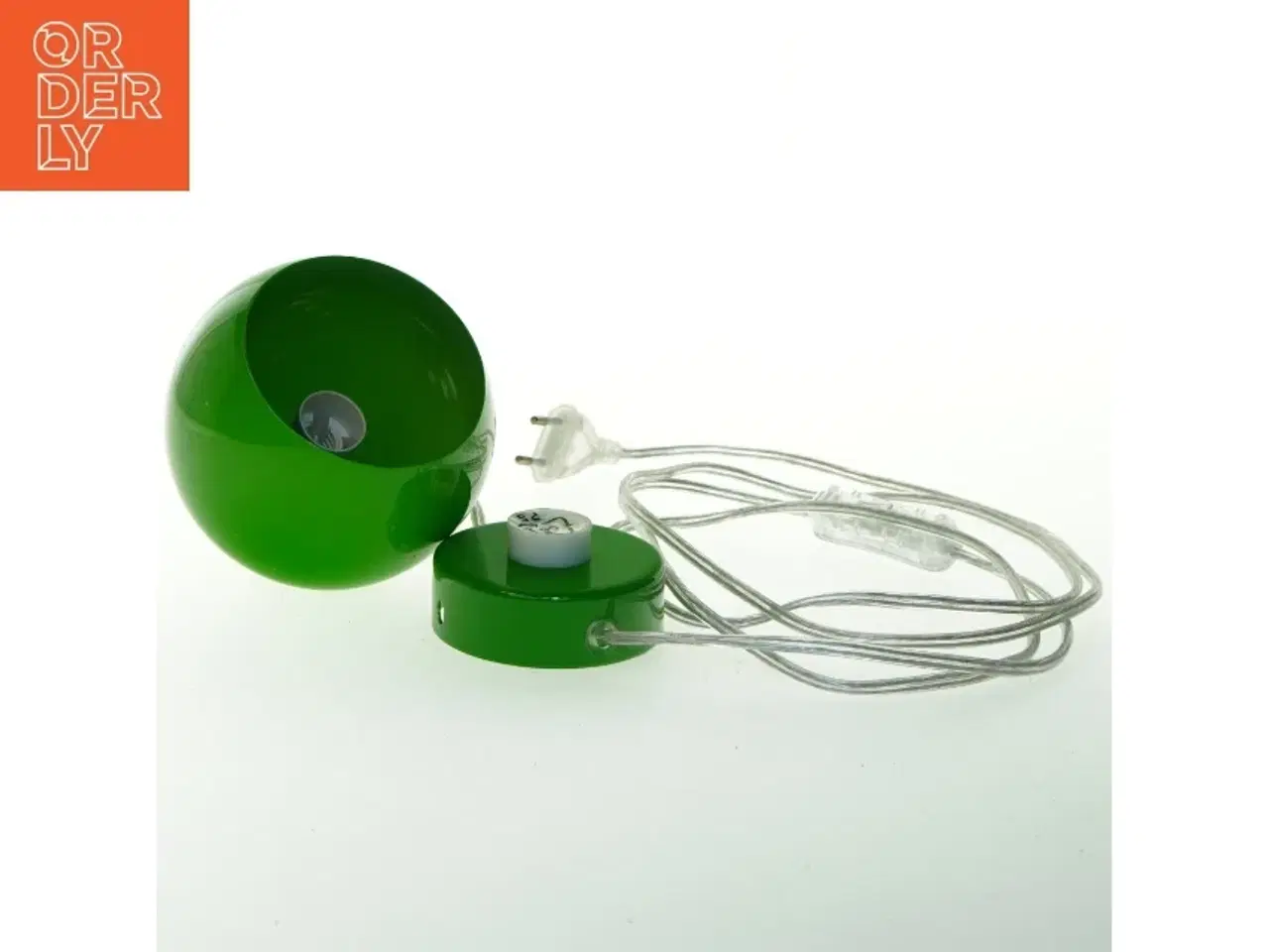 Billede 1 - Grøn lampe (str. 11x10 cm)