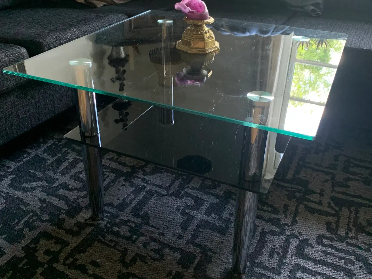 Billede 1 - Sofabord i glas