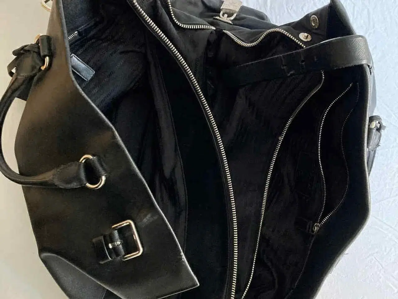 Billede 4 - Weekendtaske, Prada, læder