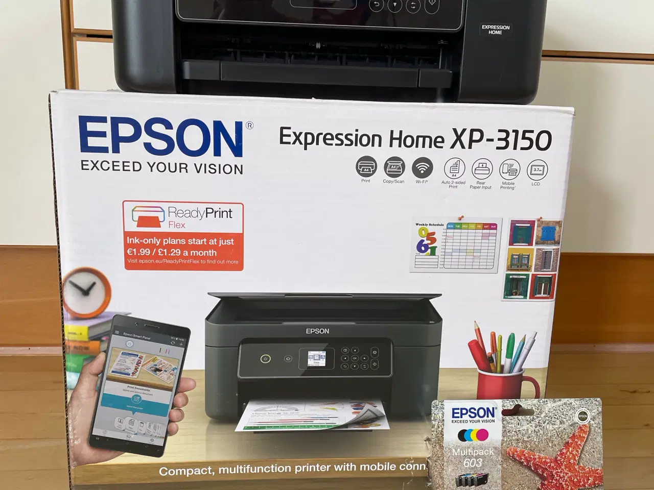Billede 1 - Epson Expression Home XP 3150 printer inkl. patron